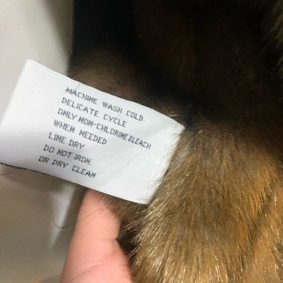 Vintage Marvin Richards Denim Jean Jacket Faux Fur - Picture 6 of 8